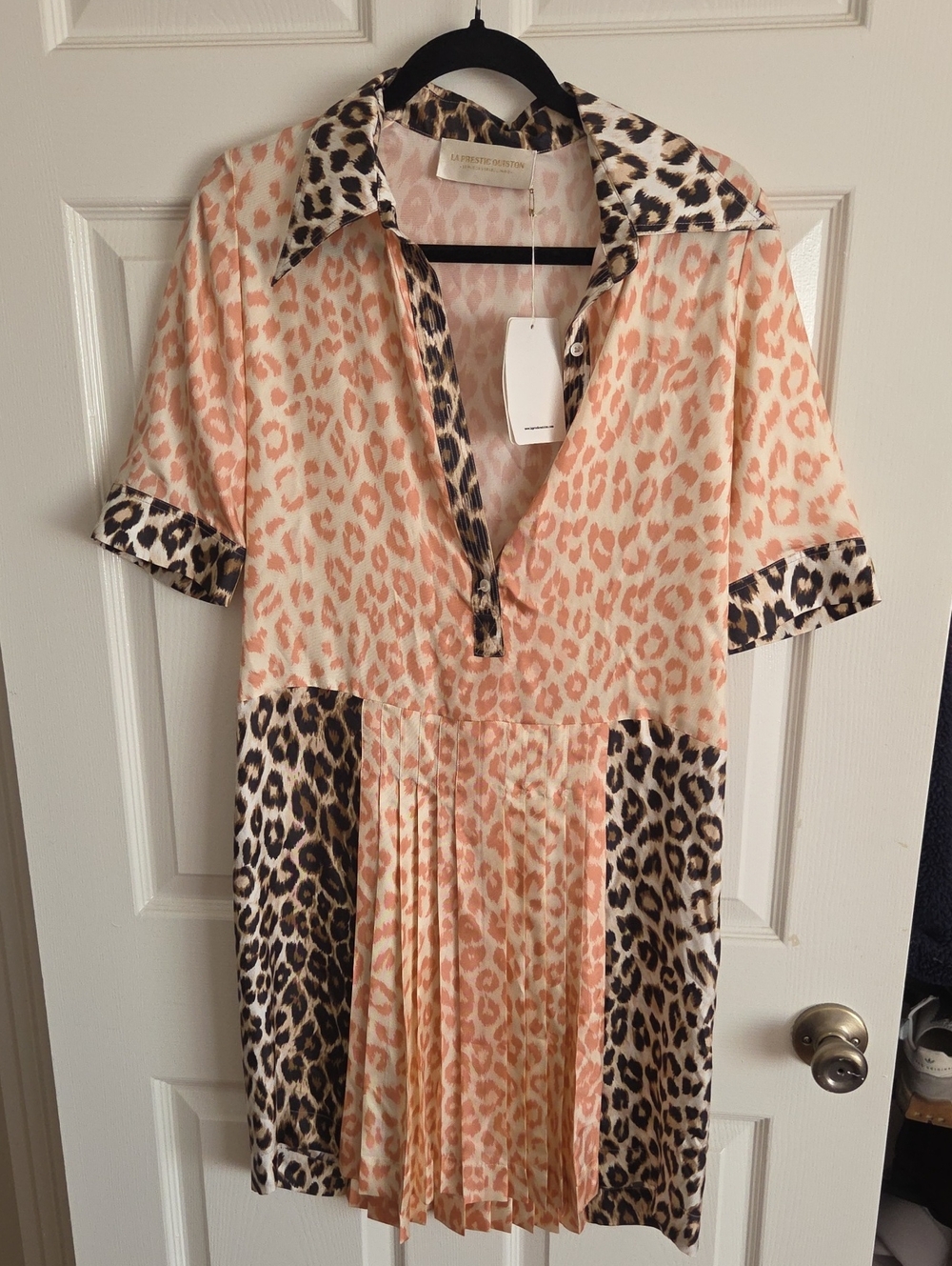 La Prestic Ouiston Leopard Print Dress